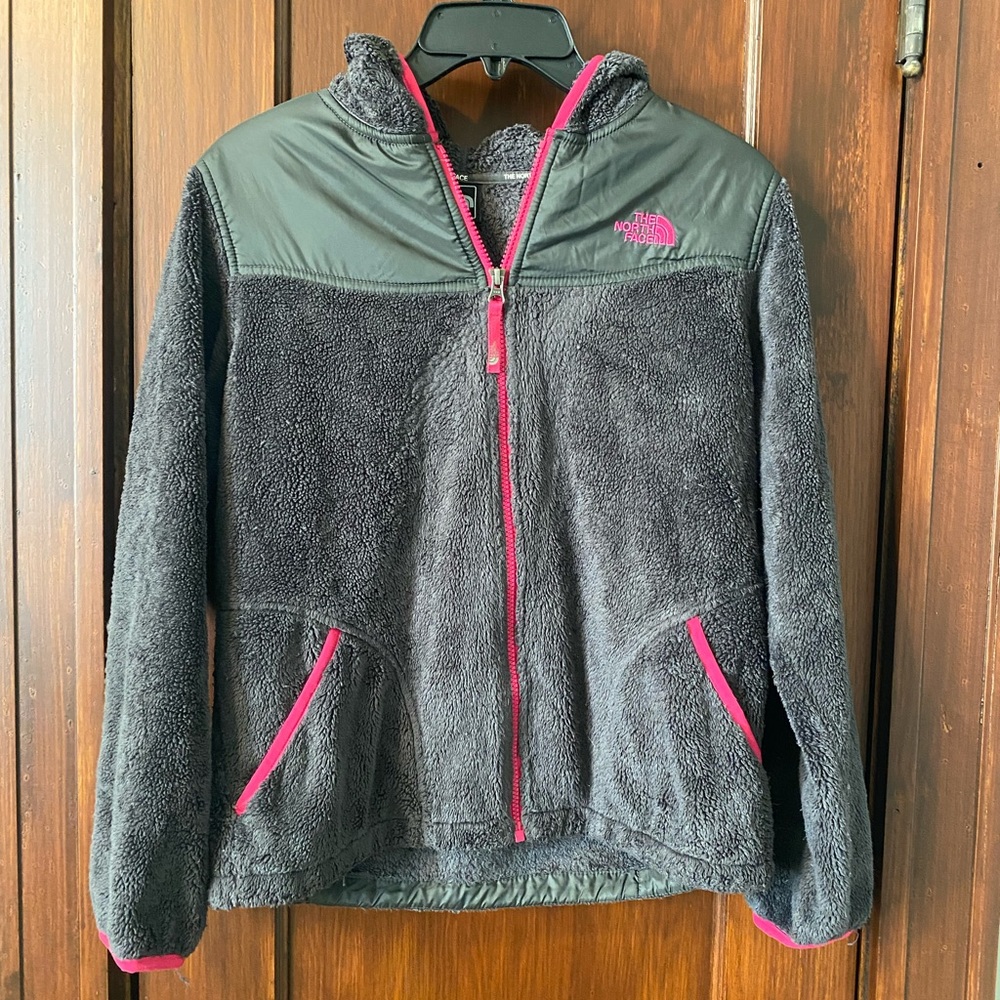 The North Face fleece hoodie (girls xl)
